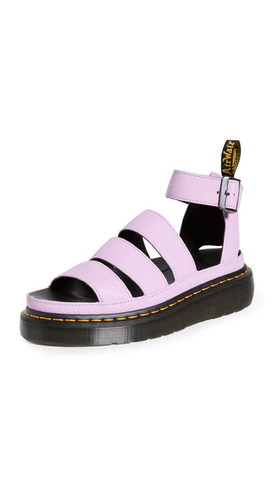 Dr. Martens Women's Clarissa II Quad Sandals, Lilac, Purple, 6 Medium US