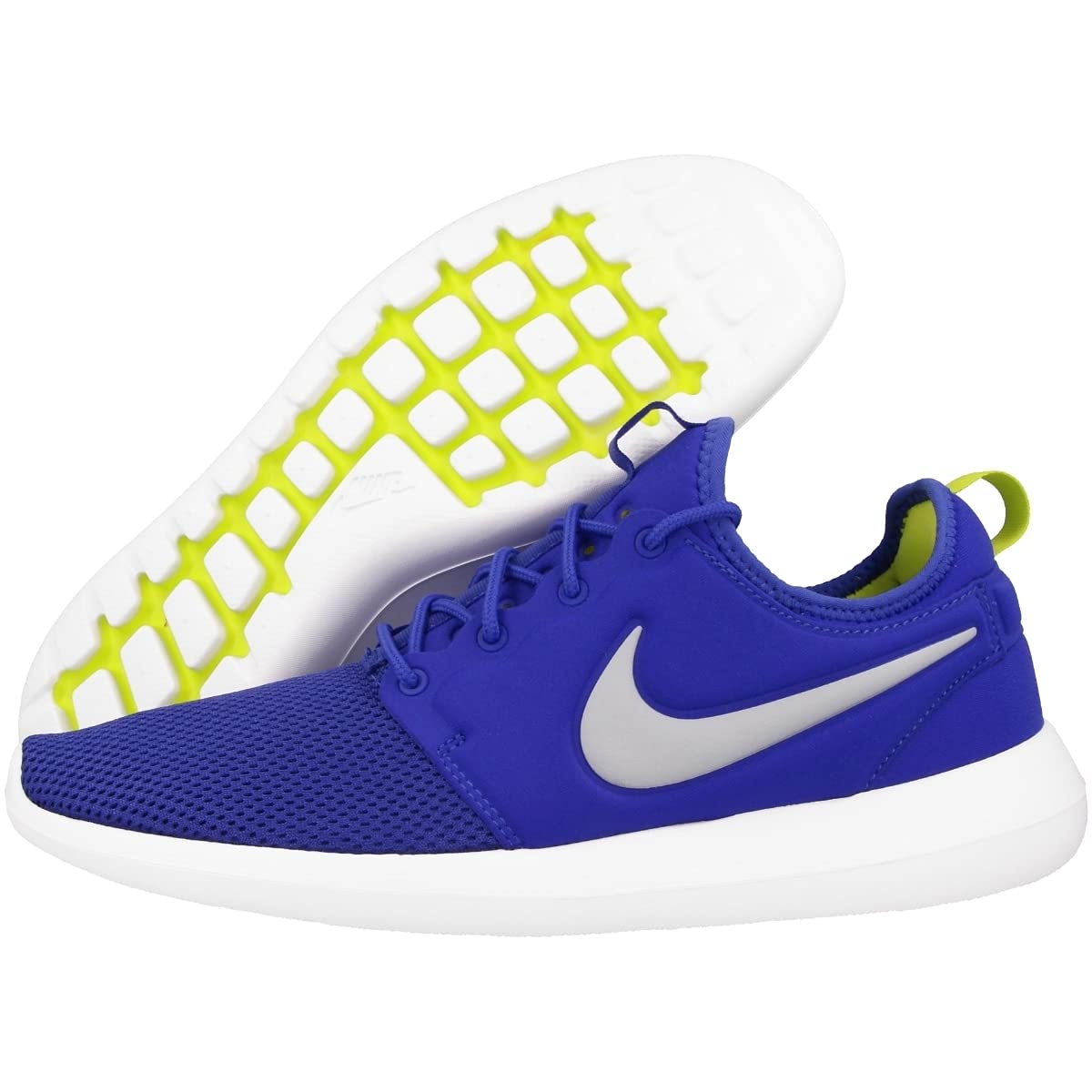 Nike men's Roshe Two casual Running shoes Size US 11.5 M Paramount Blue Wolf Grey R