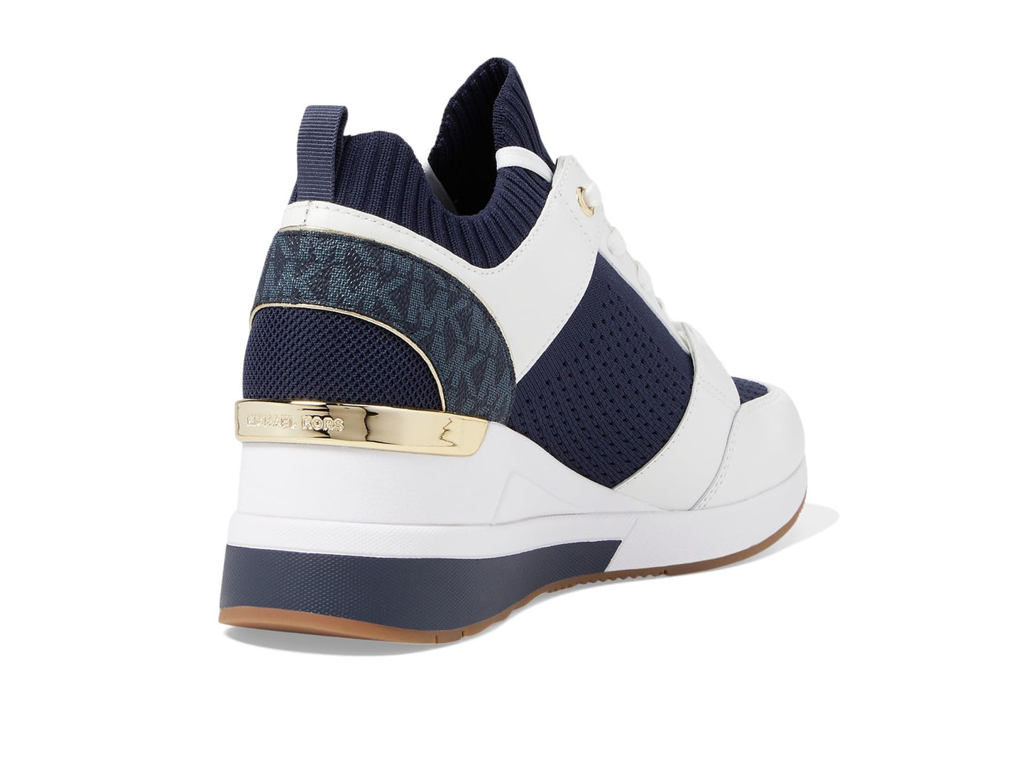 Michael Kors Georgie Knit Trainer Navy 7 M