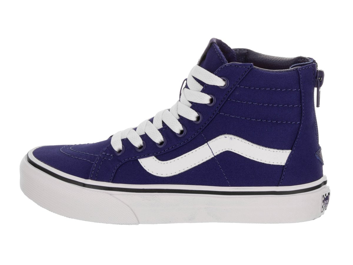 Vans Boys K Sk8-Hi Zip Active (Little Kid), Blue, 12 M US Little Kid