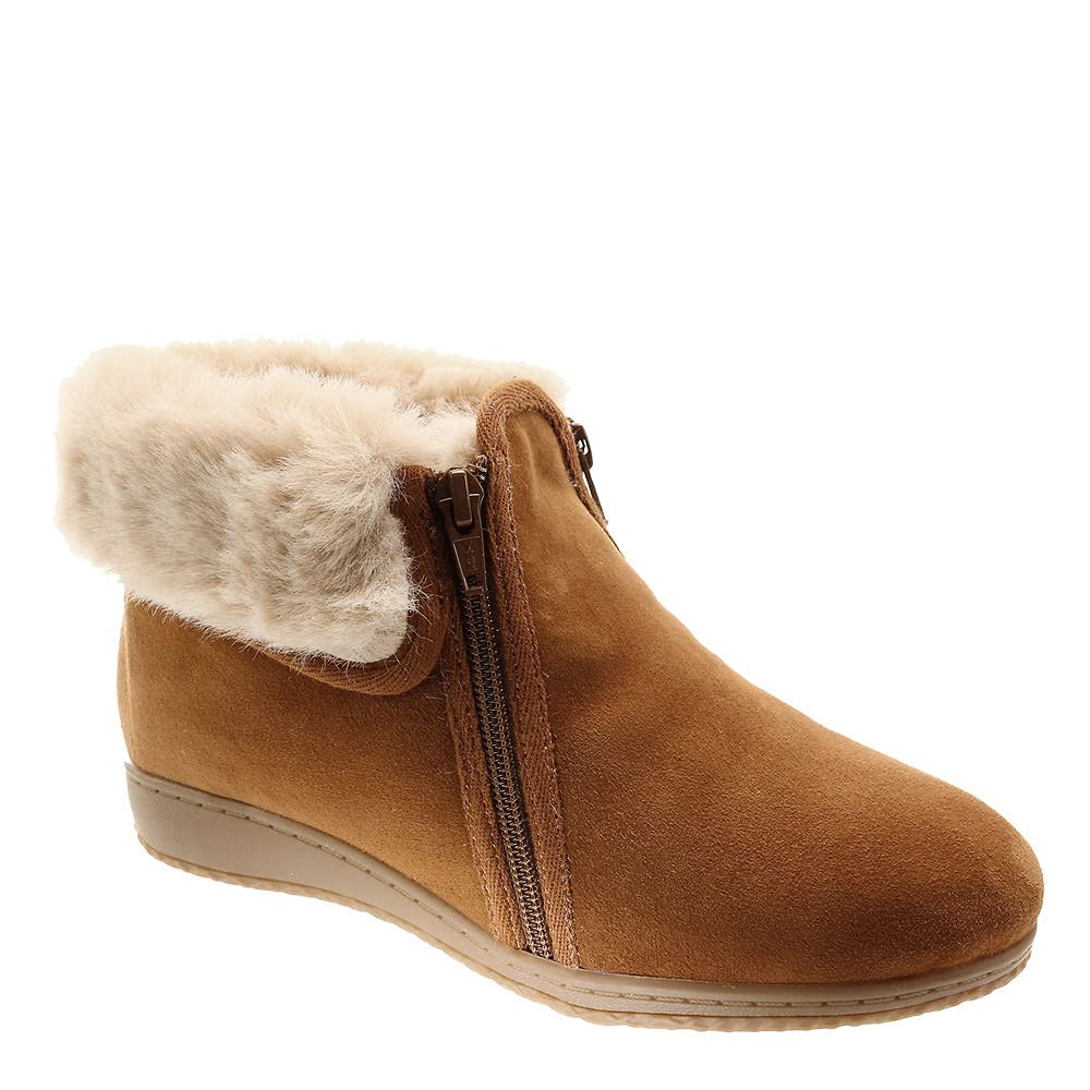 David Tate Cuff Womens Boot E US TanSuede