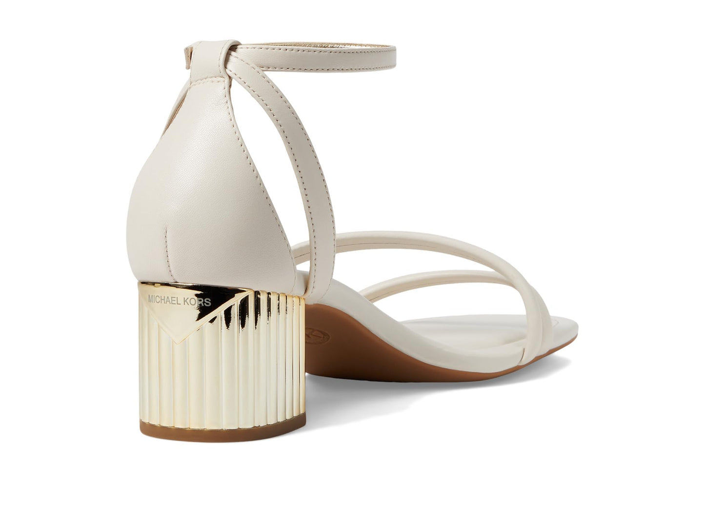 Michael Kors Porter Strappy Mid Sandal Light Cream 9 M