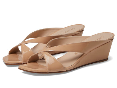 Stuart Weitzman Miami 50 Wedge Slide Adobe 9.5 B