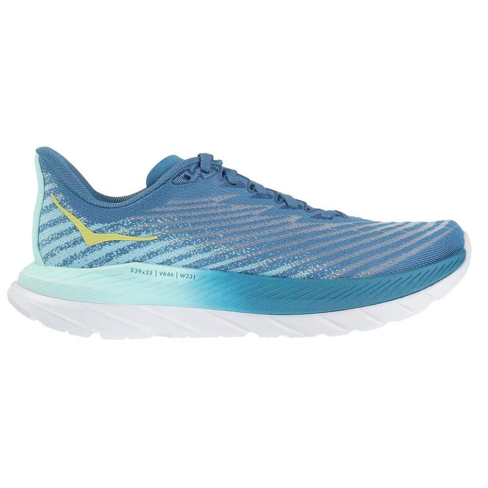 Hoka one one Men's Mach 5 Running Shoes (BLUESTEEL/Sunlit Ocean, US Footwear Size System, Adult, Men, Numeric, Medium, 9)