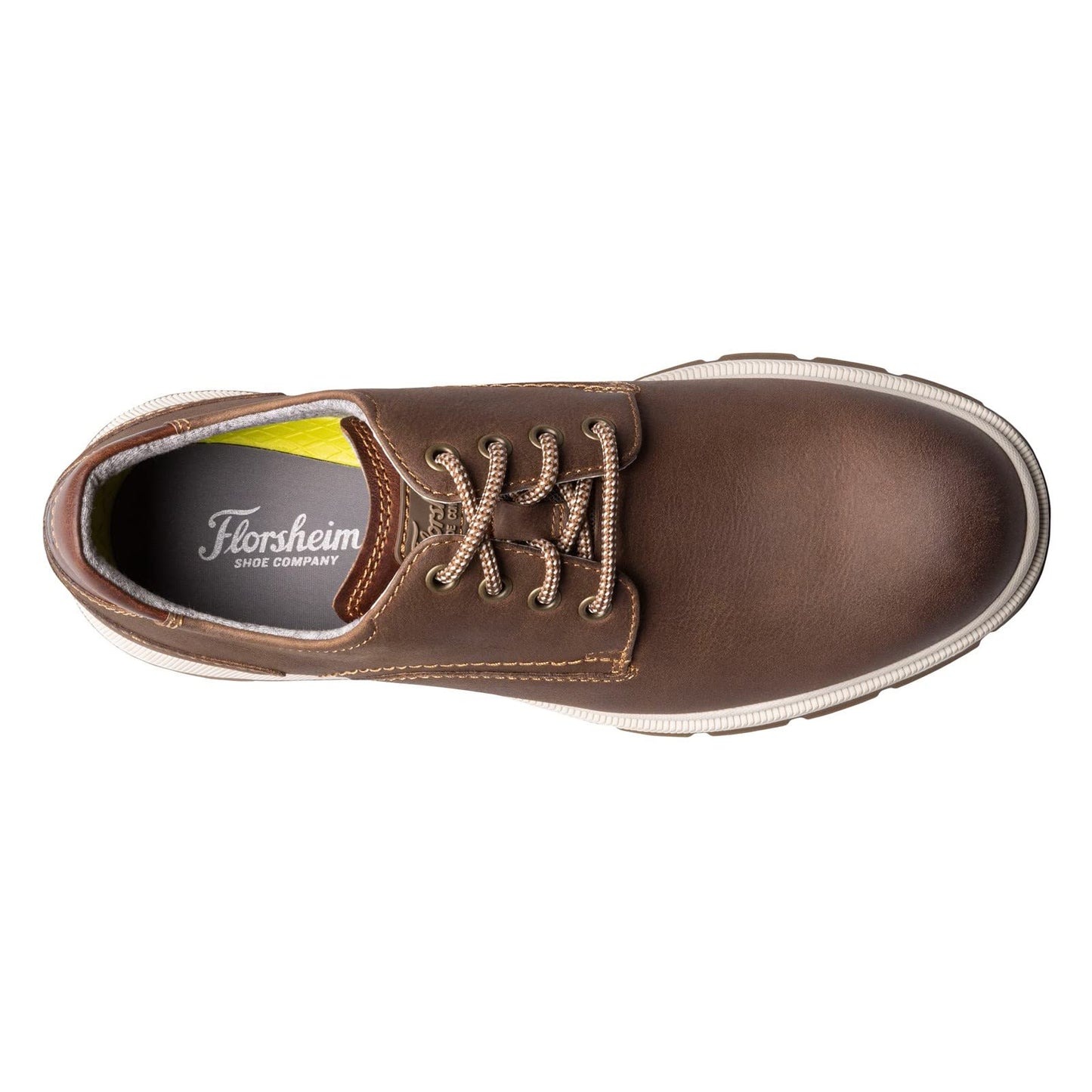 Florsheim Lookout Plain Toe Oxford Mens Oxford 10 DM US Brown