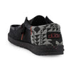 HEYDUDE Men's Wally Funk Back in Black Size 12 | Men’s Shoes | Men's Lace Up Loafers | Comfortable & Light-Weight