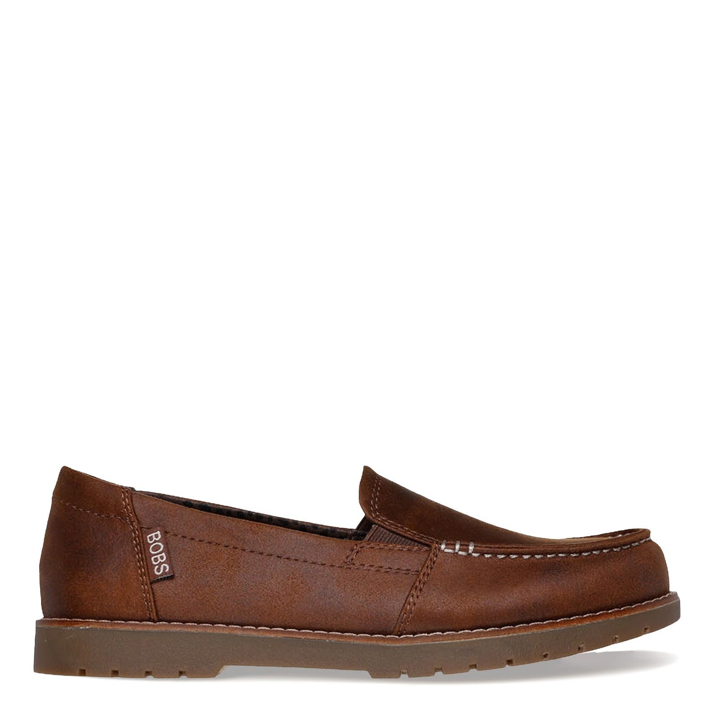 Skechers Women's, BOBS Chill Lugs - Central Look Loafer - Wide Width Brown