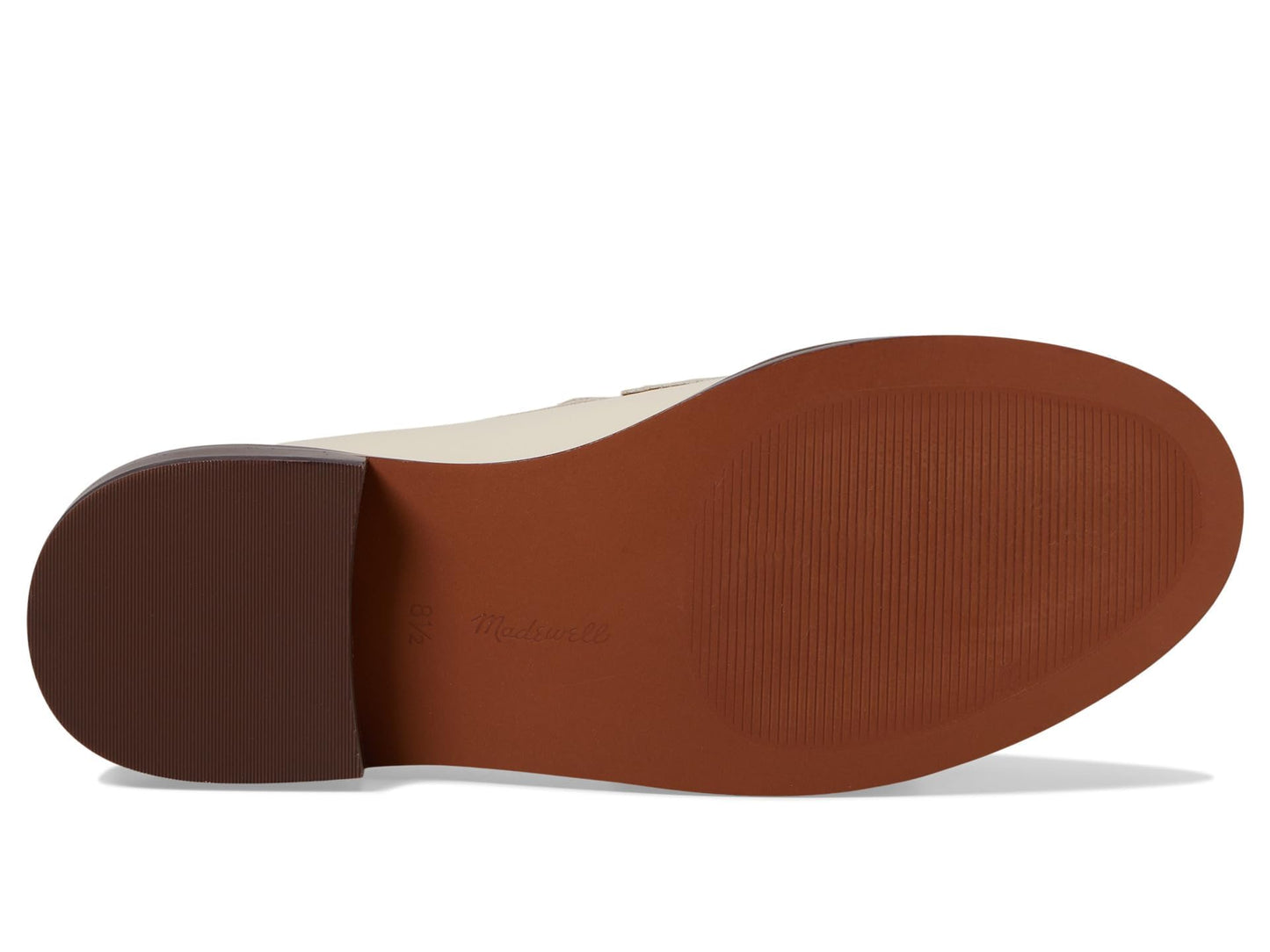 Madewell Womens The Vernon Loafer Ecru 7 Medium