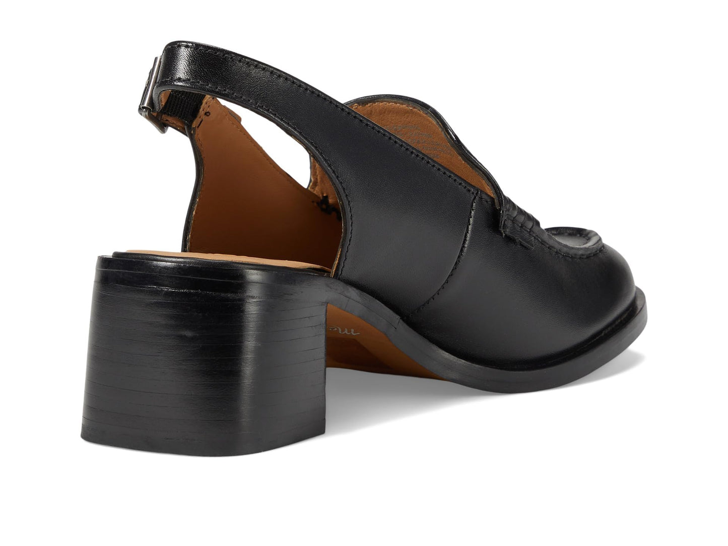 Madewell The Mervin Slingback Loafer True Black 8 M