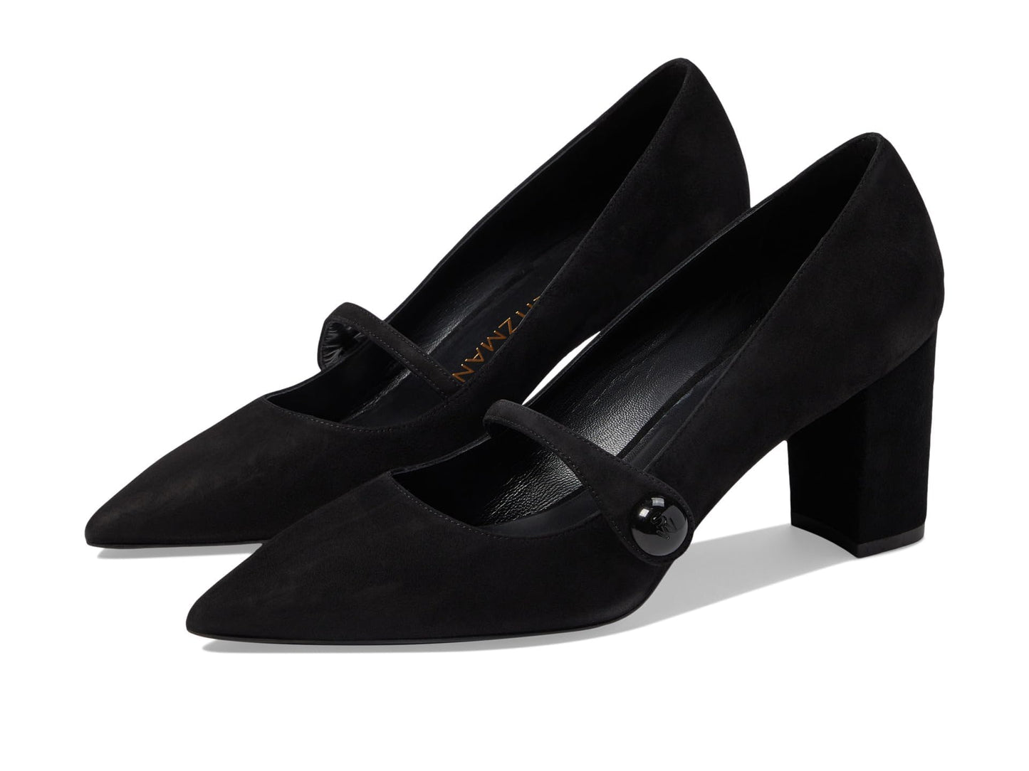 Stuart Weitzman SW 75 Mary Jane Pump Black 11 B