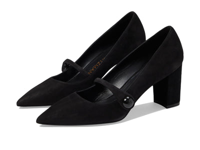 Stuart Weitzman SW 75 Mary Jane Pump Black 11 B