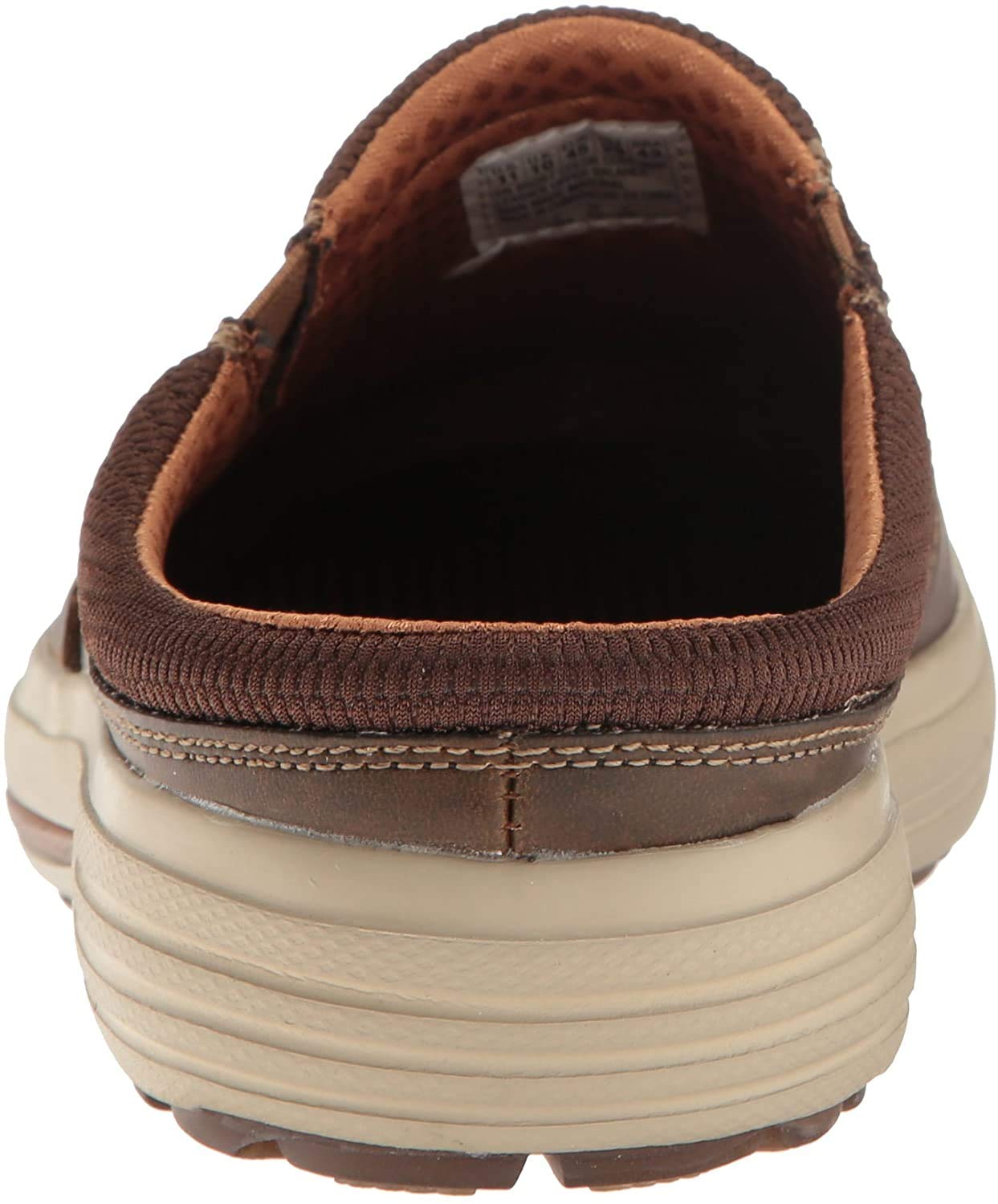 Skechers Men's Porter Vamen Slip-On Loafer, Brown, 8 M US