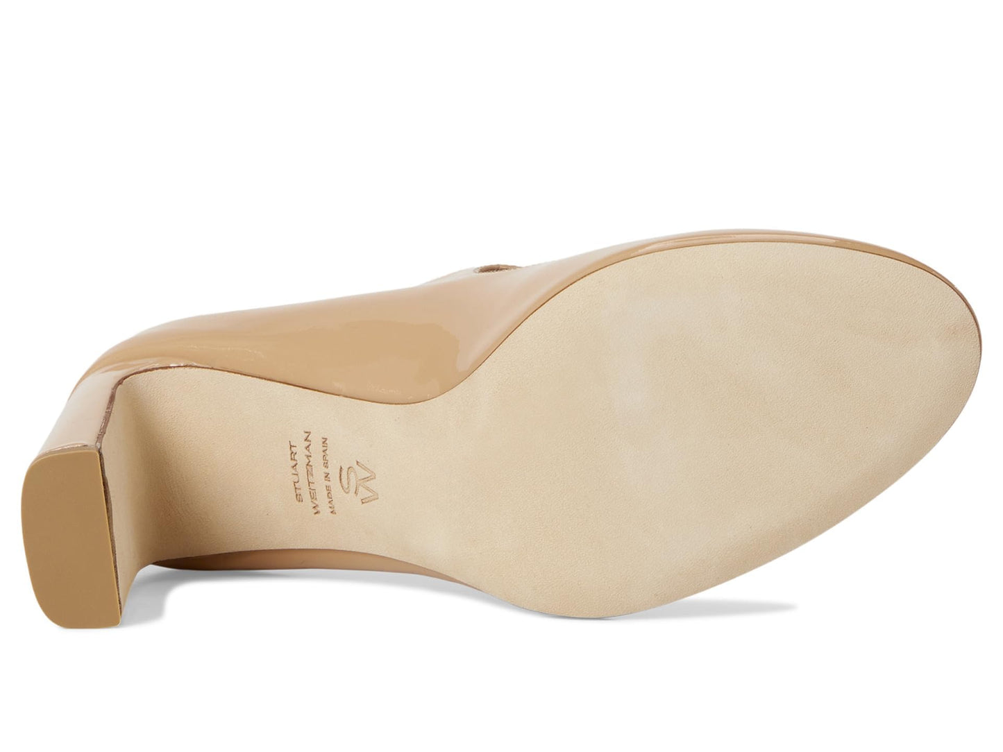 Stuart Weitzman Women's Babette Mary Jane 85, Adobe, 9.5, Medium
