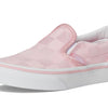 Vans Unisex Classic Slip-On Little Kid Satin Rose Pink/White 1.5 Medium