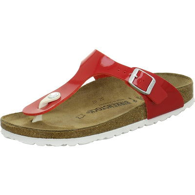 Birkenstock Women's Gizeh Trainers, Red Tango Red Lacquer, 35.5 EU