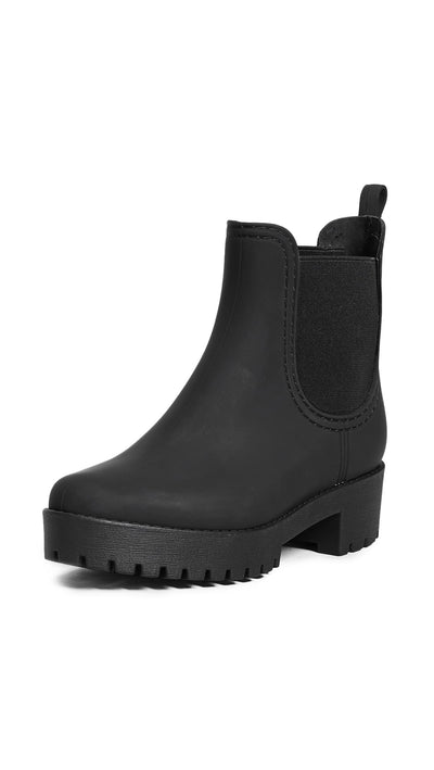 Jeffrey Campbell Women's Cloudy Rain Booties, Black, 7 Medium US
