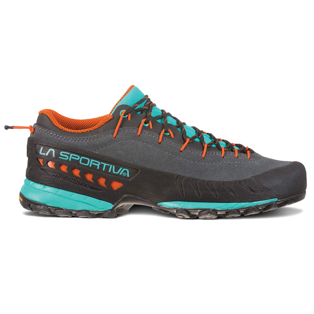 La Sportiva TX4 Women's Approach Shoe, Carbon/Aqua, 36