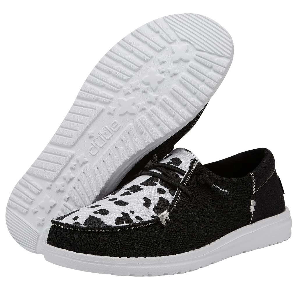 Hey Dude Women's Wendy Boho Wild Size 11 | Women’s Shoes | Women’s Lace Up Loafers | Comfortable & Light-Weight