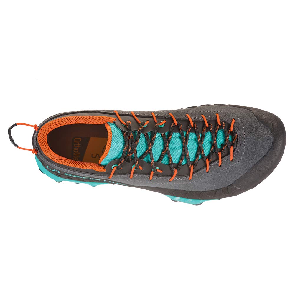 La Sportiva TX4 Women's Approach Shoe, Carbon/Aqua, 36