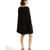 Lauren Ralph Lauren Cape Georgette Cocktail Dress Black 14
