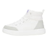 HEYDUDE Women's Kid Cody Hi Sparkle (Little Kid/Big Kid), Sparkle White, 3 Medium