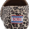 Skechers Women's Bobs Plush - Hot Spotted Ballet Flat Slip-On, Leopard, 6.5 W US
