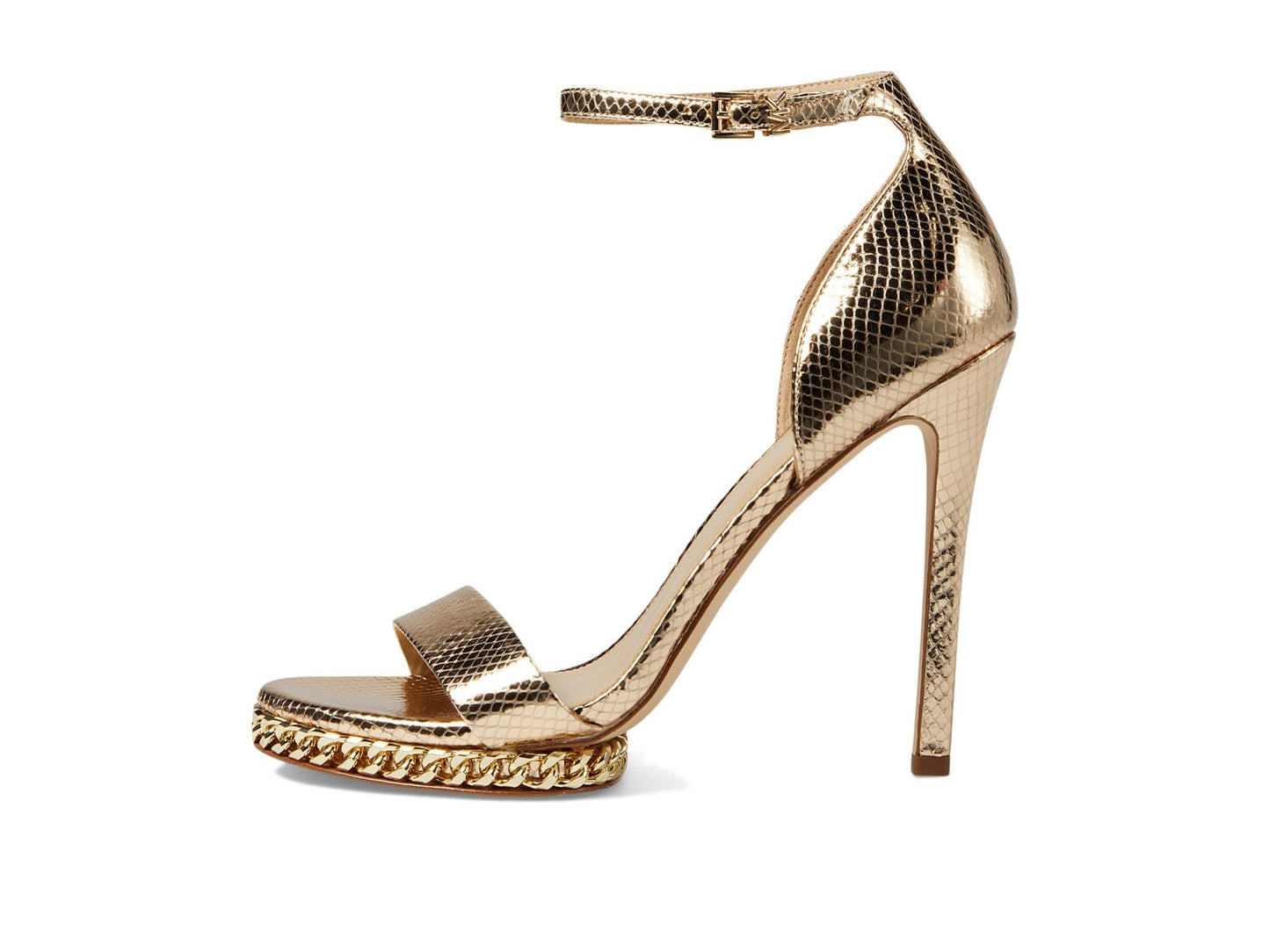 Michael Kors Jordyn Chain Platform Pale Gold 9.5 M