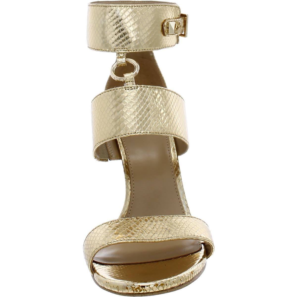 Michael Kors Amos Ankle Strap Gold 6 M