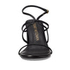 Stuart Weitzman Barelythere 75 Block Sandal Black 6 B