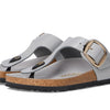 Birkenstock Women's Gizeh Big Buckle High Shine Sandal, Light Rose, 11-11.5