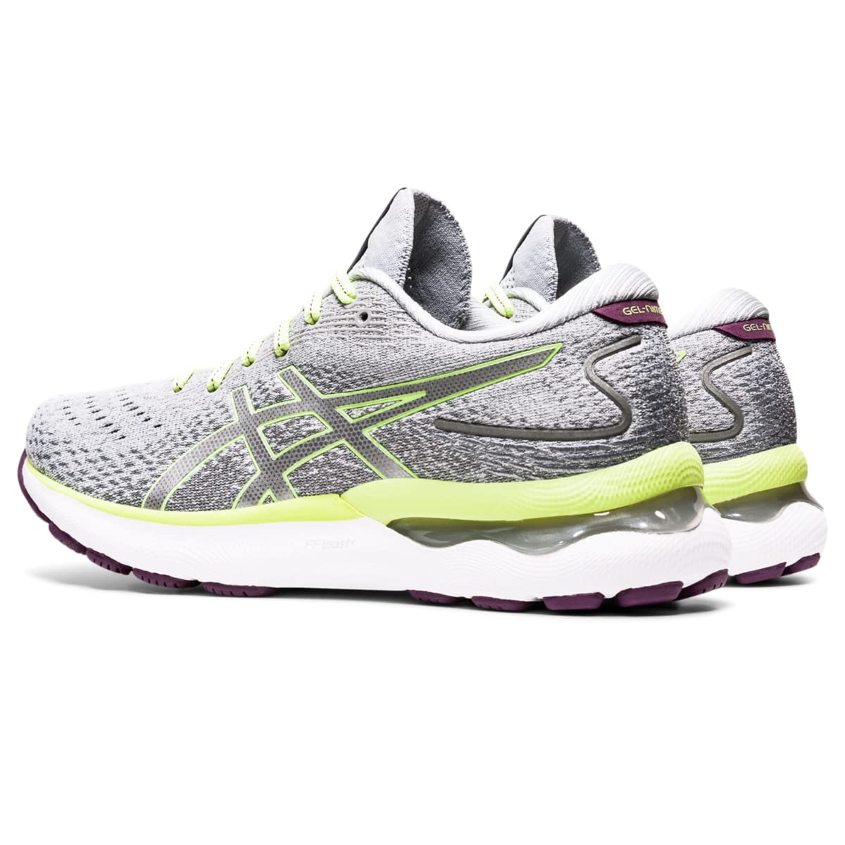 ASICS Gel-Nimbus® 24 Piedmont Grey/Lime Green 6.5 B (M)
