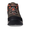 Danner Women's Riverside 4.5" Waterproof Steel Toe Work Boot, Gray/Orange - 9 M