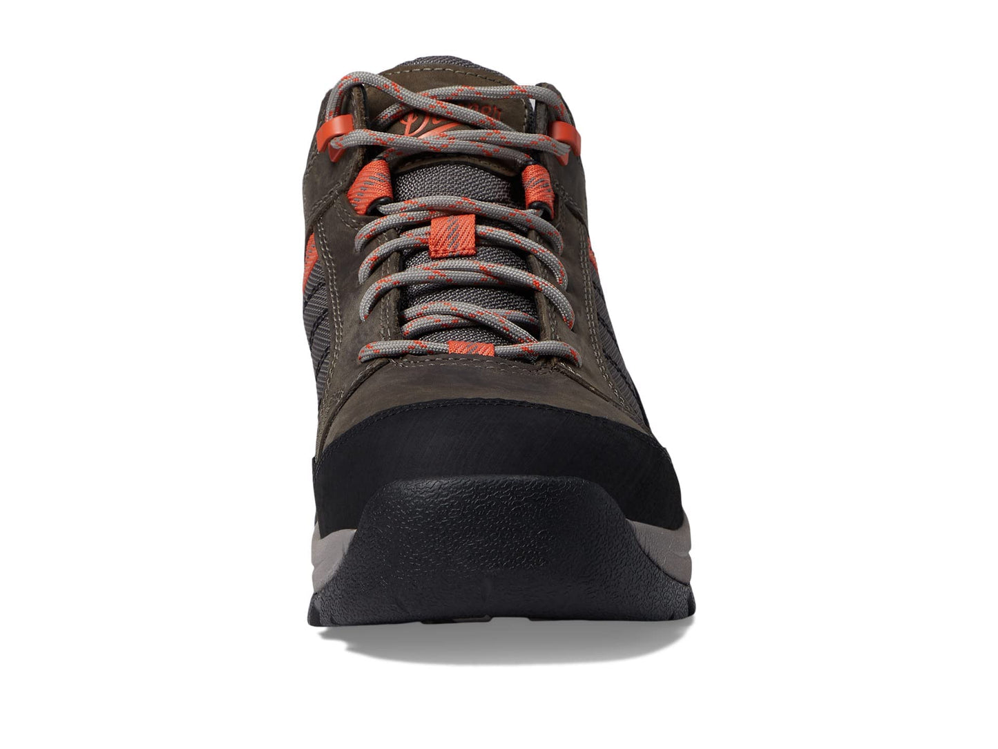 Danner Women's Riverside 4.5" Waterproof Steel Toe Work Boot, Gray/Orange - 9 M