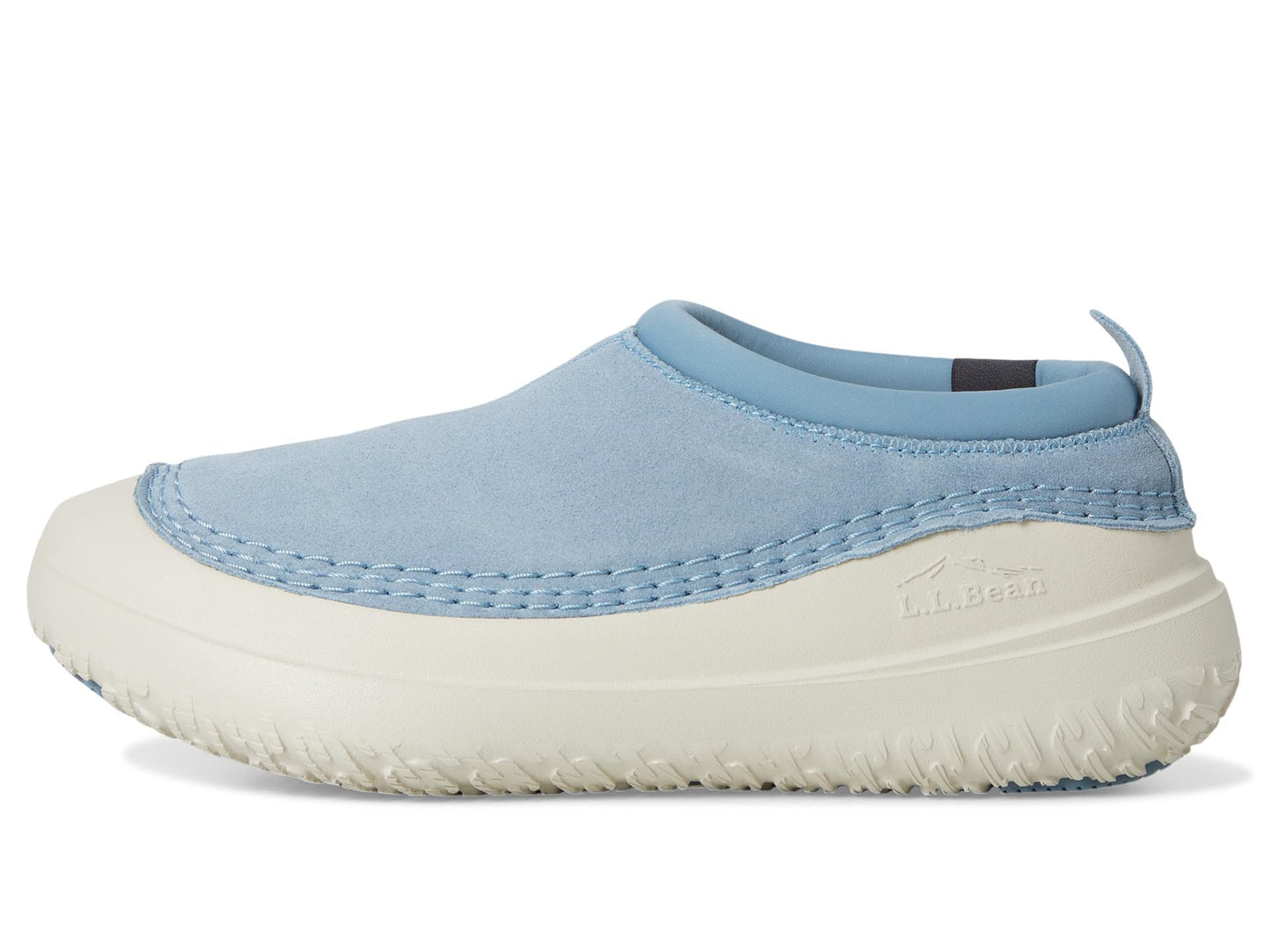 L.L.Bean Women's Wicked Good Max Slipper, Cadet Blue/Silver Birch, 8