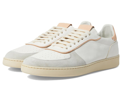 Stuart Weitzman Women's Derby Sneaker, Light Grey/White/Pink, 9