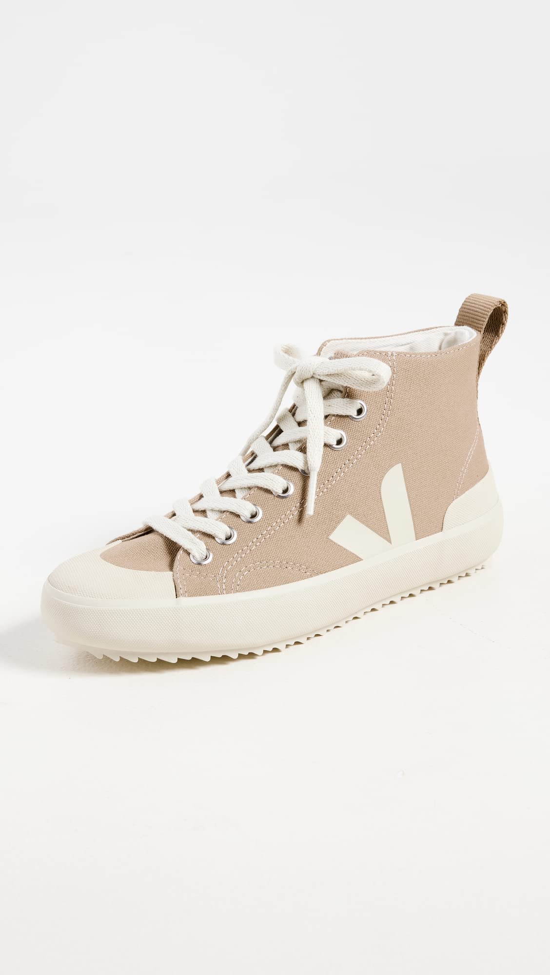 Veja Women's Nova High Top Sneakers, Dune Pierre, Tan, 10 Medium US