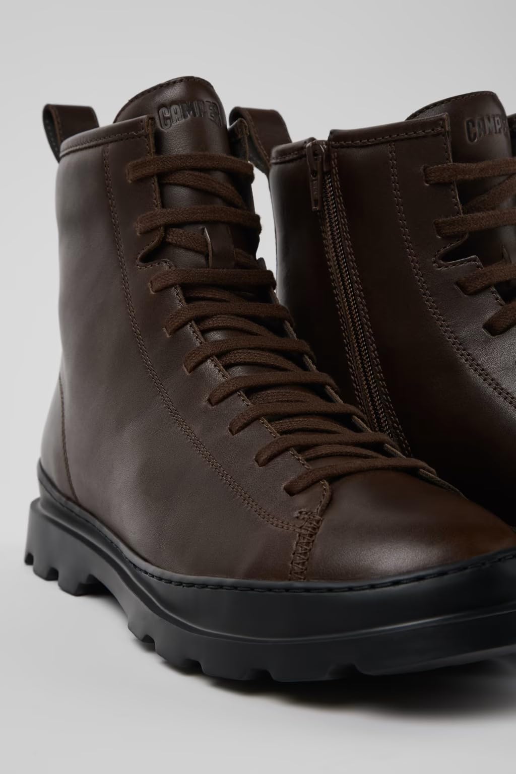 Camper, Brutus, Men Mid Boot, Dark Brown, 11