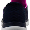 Skechers Women's Hands Free Slip-Ins Summits Dazzling Haze Sneaker, Navy/Hot Pink, 7 M US