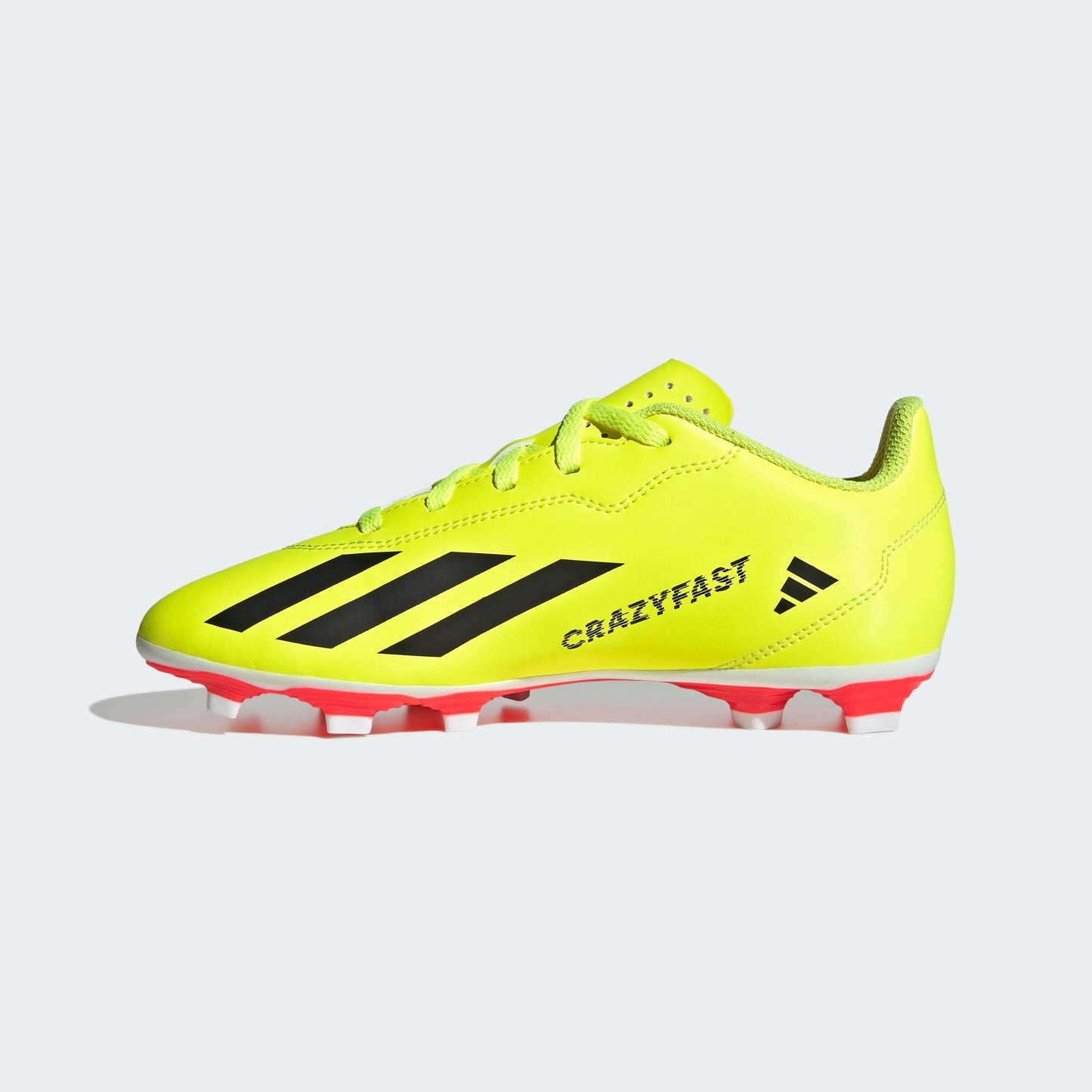 adidas Soccer X Crazyfast Club Flexible Ground (Little Kid/Big Kid) Team Solar Yellow/Black/White 12.5 Little Kid M