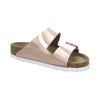 BIRKENSTOCK Classic Arizona NL 52893 Unisex Adult Clogs & Mules, Brown metallic copper, 4
