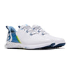 FootJoy Men's FJ Fuel Previous Season Style Golf Shoe, White/Blue/Green, 10 Wide