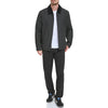 Dockers Men's Wool Blend Zip Up Jacket with Quilted, Charcoal (Without Bib)