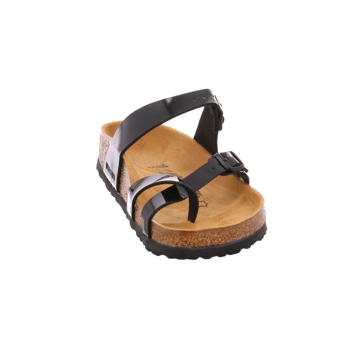 Birkenstock Women's Flip Flops Flo, Black Paint Black, 8.5 Narrow