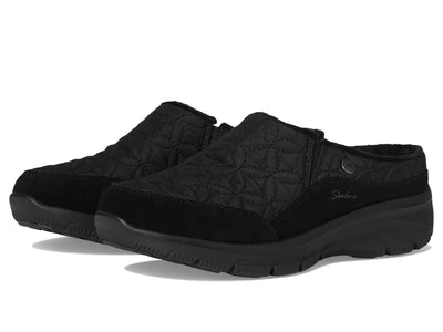Skechers Womens Martha Stewart - Easy Going - Puffer Road Black/Black 9.5 Medium