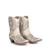 Corral Western Wedding White Booties (WHITE, US Footwear Size System, Adult, Women, Numeric, Medium, 9)