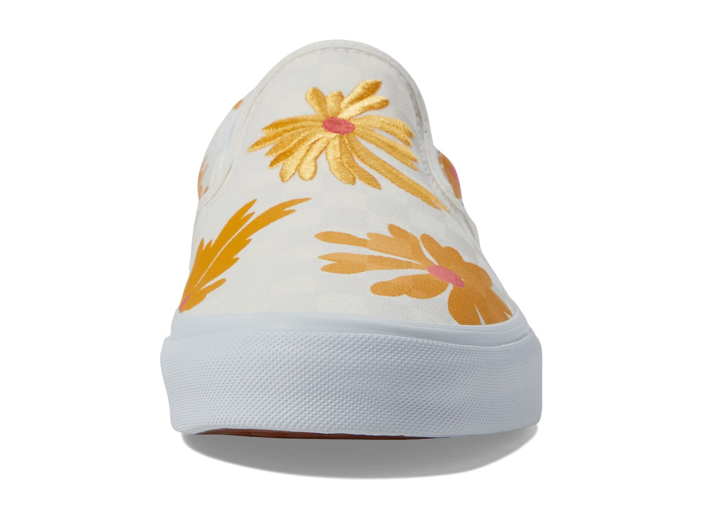 Vans Classic Slip-On™ Checkerboard Floral Blanc De Blanc Men's 5, Women's 6.5 Medium
