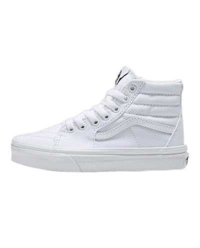 Vans Kids SK8-Hi (Little Kid) True White/True White 1.5 Little Kid M
