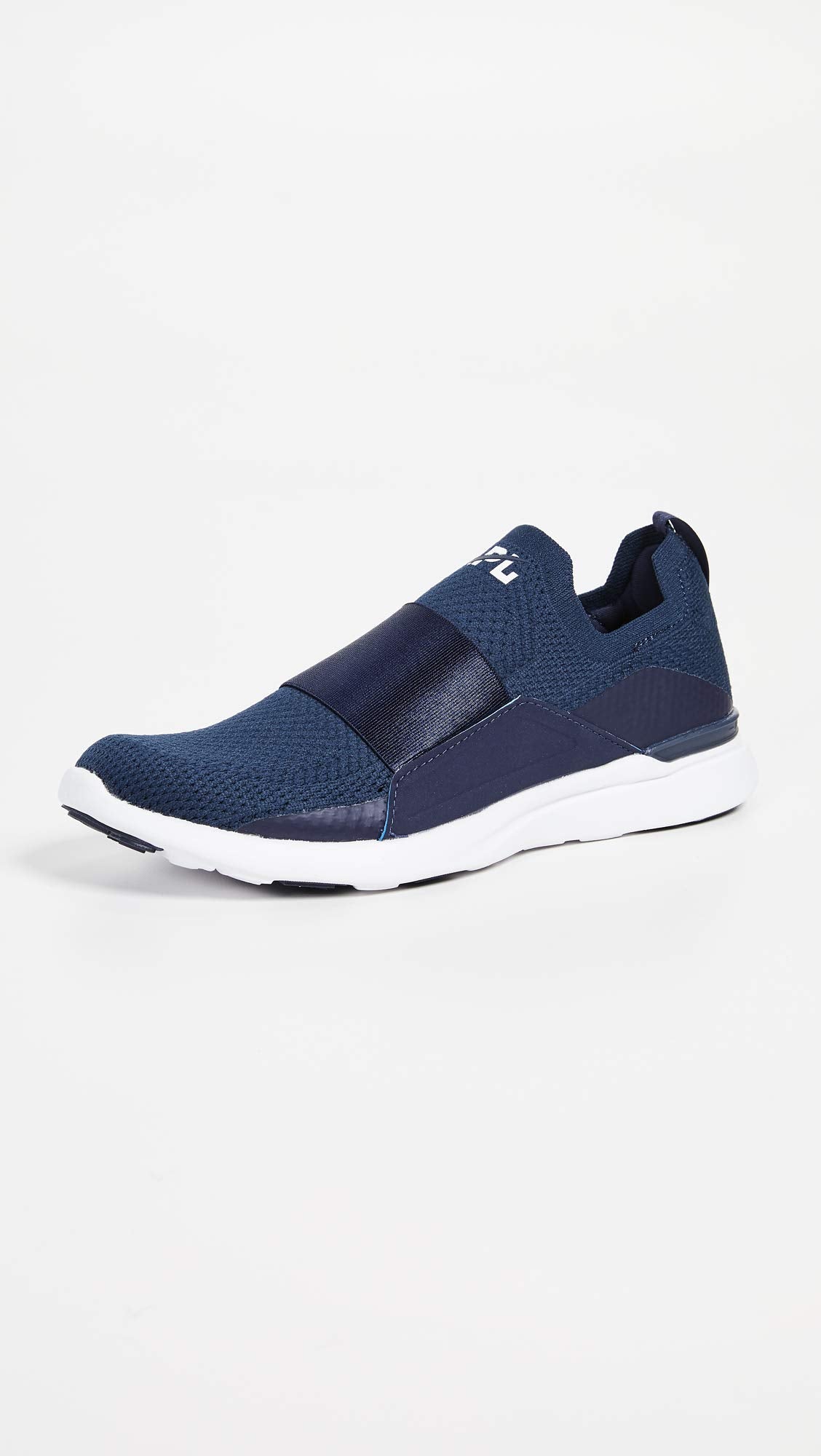 Athletic Propulsion Labs (APL)™ Techloom Bliss Women’s Shoes – Recycled Polyester Upper – Pull-Tab Design Navy/White 5 B - Medium