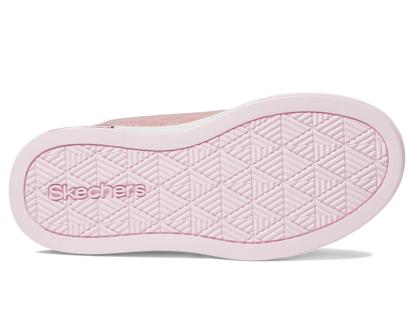 Skechers Kids Shoutouts - Glimmer Zip Sneaker, Rose Gold, 5.5 Big Kid