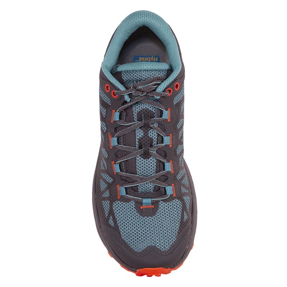La Sportiva Womens Karacal Trail Running Shoe, Carbon/Lagoon, 8.5